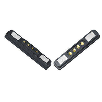 2.2mm Pitch Magnetic Connectors 12V 2A Magnetic Pogo Connector With Black Housing