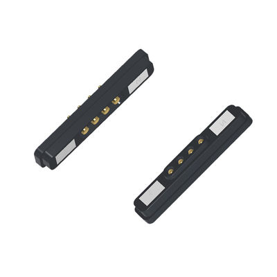 2.2mm Pitch Magnetic Connectors 12V 2A Magnetic Pogo Connector With Black Housing