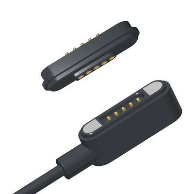 5Pin Custom Rectangle Male And Female Magnetic Cable Connector On Electronic Product