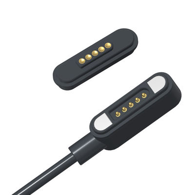 5Pin Custom Rectangle Male And Female Magnetic Cable Connector On Electronic Product