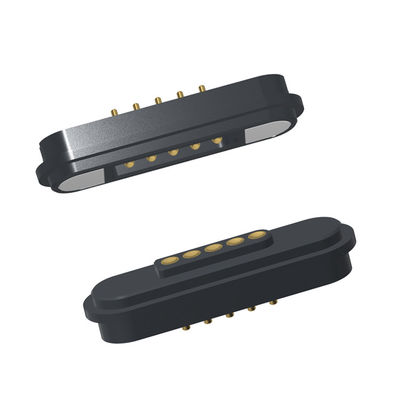 2.2MM Pitch 5Pin Male Female Pogo Pin Electrical Magnetic Connectors 3A Current