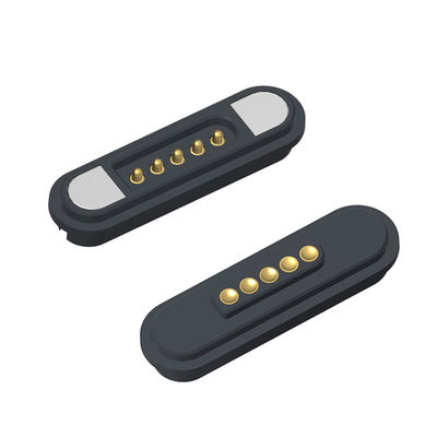 2.2MM Pitch 5Pin Male Female Pogo Pin Electrical Magnetic Connectors 3A Current