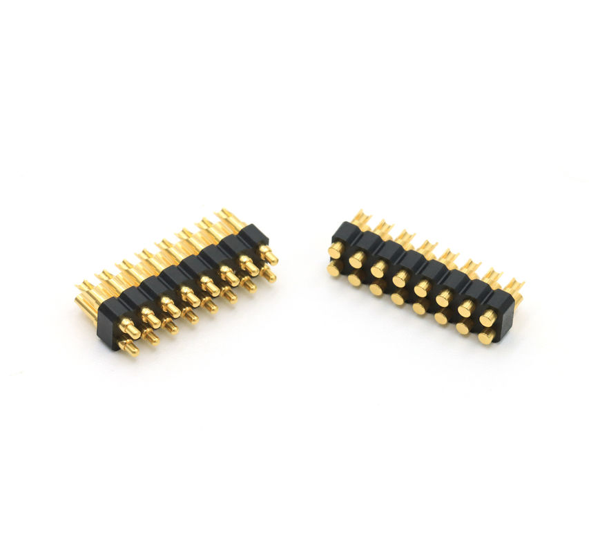 Double Row Spring Loaded Connector 16pin Solder Cup Connector 2.54mm Pitch