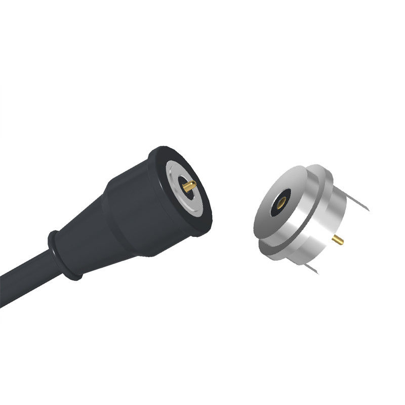 Customized Magnetic Cable Connector Circular Magnetic Electrical Connector 2 Pin For Smart Wear