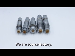 সামঞ্জস্যপূর্ণ পুরুষ মহিলা মেডিকেল এলএম ধাক্কা টান ধাতু সংযোগকারী এবং বৃত্তাকার তারের